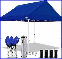 Eurmax Patented 10x10 Pop Up Canopy Tent Party Tent Commercial Bonus 4 Sand Bag