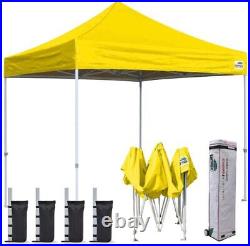 Eurmax Professional EZ Pop Up 10x10 Canopy Patio Party Shade Tent withRoller Bag