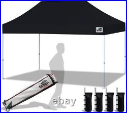 Eurmax USA 10'x15' Ez Pop Up Canopy Tent Commercial Instant Canopy&4 weight bags