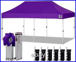 Eurmax USA 10'x20' Ez Pop Up Canopy Tent Commercial Instant Canopies