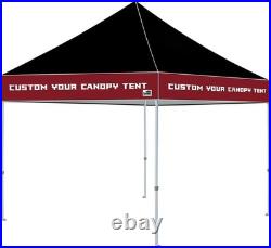 Eurmax USA 10x10 Standard Pop up Canopy Custom Tent + Roller Bag