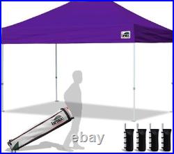 Eurmax USA 8'x12' Pop Up Canopy Tent Commercial Instant Canopies with Roller Bag