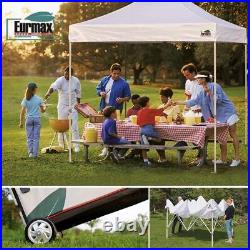 Eurmax USA 8'x12' Pop Up Canopy Tent Commercial Instant Canopies with Roller Bag