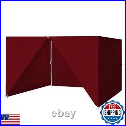 Eurmax USA Full Zippered Walls for 10x10 Easy Pop Up Canopy Tent, 4 Walls ONLY