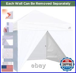 Eurmax USA Full Zippered Walls for 10x10 Easy Pop Up Canopy Tent, 4 Walls ONLY