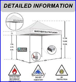 Eurmax USA Standard 10x10ft Patio Pop Up Canopy Tent Canopies