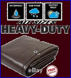Extra Heavy Duty Tarp. Water Proof. UV Blocking. 12Mil Thick Free Shipping