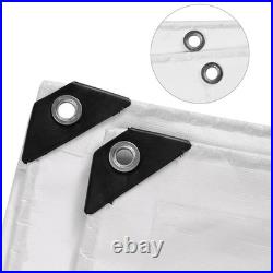 Extreme Heavy Duty Poly Tarp Waterproof Tarpaulin Cover with Grommets 14/18/20 Mil