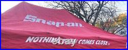 Extremely Hd Rare Official Snap-on Advertising Outdoor Ez-up Tent- 138 X 92