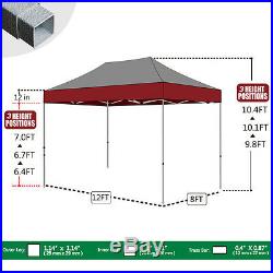 Ez Pop Up Canopy 8x12 Wedding Party Tent Gazebo Instant Shade Camping Tent