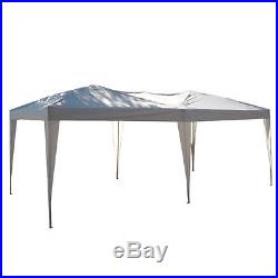 Ez Pop Up Gazebo Wedding Party Tent Folding Coffee Canopy withCarry Bag 10' x 20