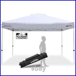 EzyFast 14 x 10 Foot Pop Up Canopy for Rain or Shine with Carry Bag, White (Used)