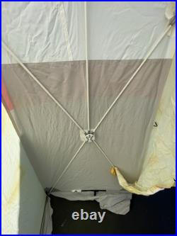 FOF POP N N WORK 6' CONSTRUCTION WORK TENT 80x48x40 EASY COLLAPSE ROLL UP USA