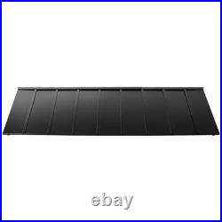 Fixed Metal Awning 104 X 36 In. Durable Steel Frame for Outdoor Protection, Fits