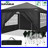 Folding-Gazebo-10-x10-Pop-Up-Canopy-Heavy-Duty-Commercial-Tent-with-4-Sidewalls-01-zpve