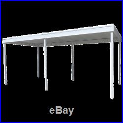 Freestanding Flat Roof Carport/Patio Cover, 10x20, Steel