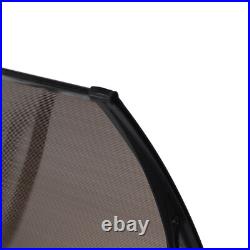 Front Door Canopy Porch Rain Protector Awning Lean-To Roof Shelter 100x100cm USA