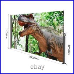 GarLUGH 71x138 High-end Side Awning Privacy Screen with Printing