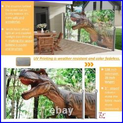 GarLUGH 71x138 High-end Side Awning Privacy Screen with Printing