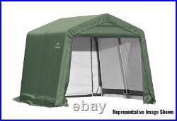 Garage 10 x 8 x 8 ft. Peak Standard Green