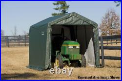 Garage 10 x 8 x 8 ft. Peak Standard Green