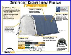 Garage 10 x 8 x 8 ft. Round Standard Grey