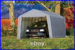 Garage 12 x 24 x 8 ft. Peak Standard Grey