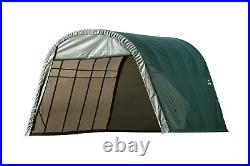 Garage 13 x 24 x 10 ft. Round Standard Green