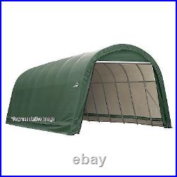 Garage 13 x 24 x 10 ft. Round Standard Green