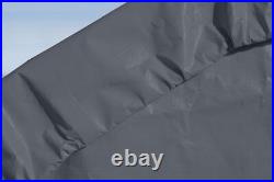 Garage 13 x 24 x 10 ft. Round Standard Grey