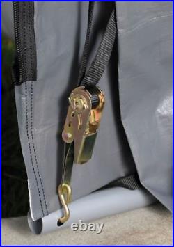 Garage 13 x 24 x 10 ft. Round Standard Grey