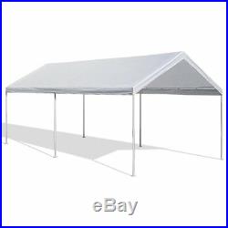 Garage Canopy Tent Carport Garden Patio White Tarp Cover Car Vehicle Large Shade