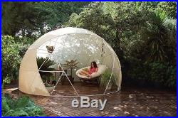 Garden Igloo Geodesic Dome Gazebo Patio Outdoor PVC Frame plastic Canopy shelter