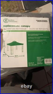 Garden Treasures (WINDS) Replacement Canopy Top BROWN 10 ft. X 10 ft. Gazebo