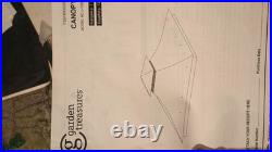 Garden Treasures (WINDS) Replacement Canopy Top BROWN 10 ft. X 10 ft. Gazebo