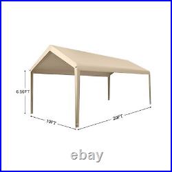 Gardesol Carport Replacement Canopy, Replacement Top Cover for 10' x 20' Carp