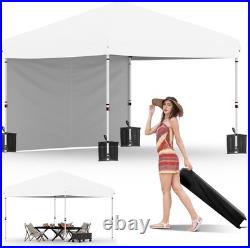 Garvee 10x10 Pop Up Canopy Tent Removable Sidewall UPF 50