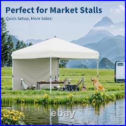 Garvee 10x10 Pop Up Canopy Tent Removable Sidewall UPF 50