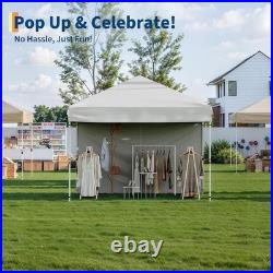 Garvee 10x10 Pop Up Canopy Tent Removable Sidewall UPF 50