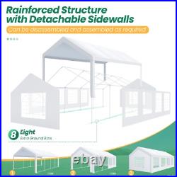 Gazebo Canopy Outdoor Tent Heavy Duty Wedding Party Event Party 13x26FT White