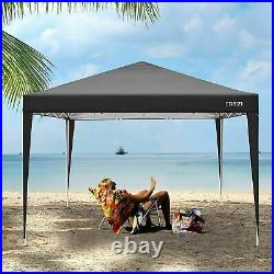 Gazebo Canopy Tent Waterproof Wedding Party Tent+ 4 Side Walls 10x10 Heavy Duty