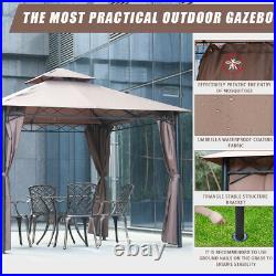 Gazebo Canopy tent 10' X 10' bbq Outdoor patio grill gazebo for Patios Large