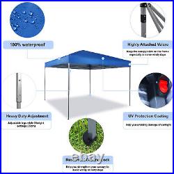 Gazebo Tent 10x10ft Sun Shade Pop Up Awning Canopy Folding Portable UV-Block