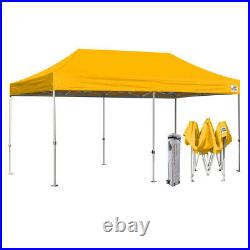 Gold 10X20 Ez Pop Up Canopy Commercial Outdoor Party Beach Marquee Pavilion Tent