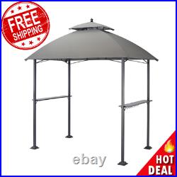 Grill Gazebo Canopy Tent 5'x8' Outdoor Patio Fireproof BBQ Shelter Roof Backyard
