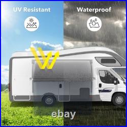 HBN 12'2-20'2 Heavy-Duty Fabric Length for Awning, RV Awning Fabric Replacement