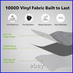 HBN 12'2-20'2 Heavy-Duty Fabric Length for Awning, RV Awning Fabric Replacement
