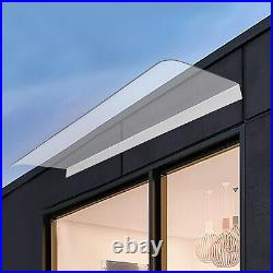 HOT Clear Rain Shelter, Window Awning Door Canopy Awning, 50120cm Awning Canopy