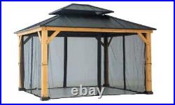 Hampton Bay Crownhill Universal Mosquito Netting for 11 x 13 ft. Hardtop Gazezbo