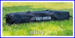 Harley-Davidson Bar & Shield Freestanding Outdoor Canopy, 10' x 10' Steel Frame